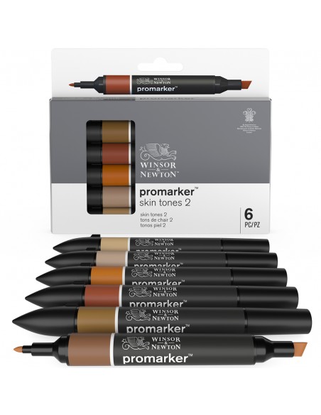 SET MARCADORES PROMARKER WINSOR AND NEWTON TONO PIEL 2