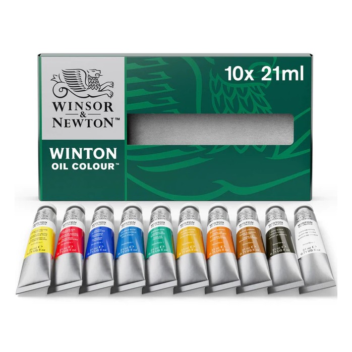 SET WINTON WINSOR AND NEWTON 10 X 21 ML