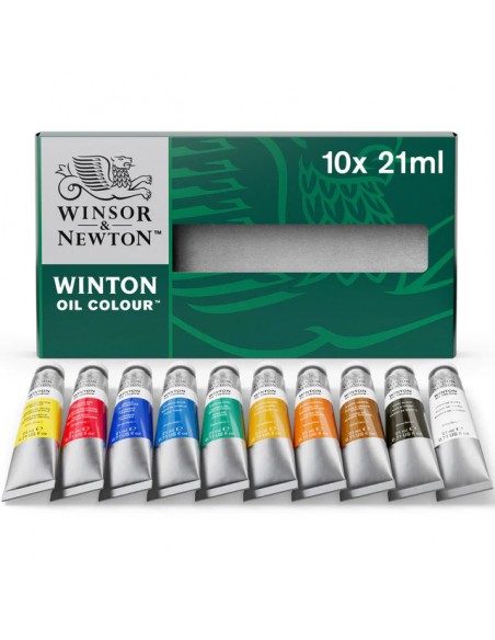 SET WINTON WINSOR AND NEWTON 10 X 21 ML