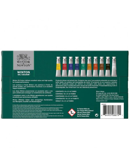 SET WINTON WINSOR AND NEWTON 10 X 21 ML