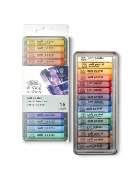SET PASTELES WINSOR AND NEWTON X 15 COLORES