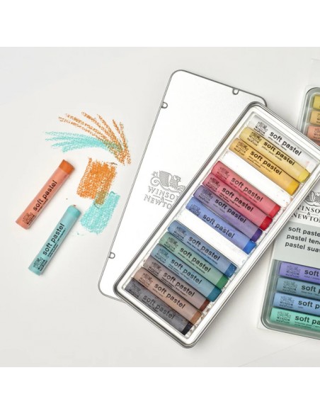 SET PASTELES WINSOR AND NEWTON X 15 COLORES