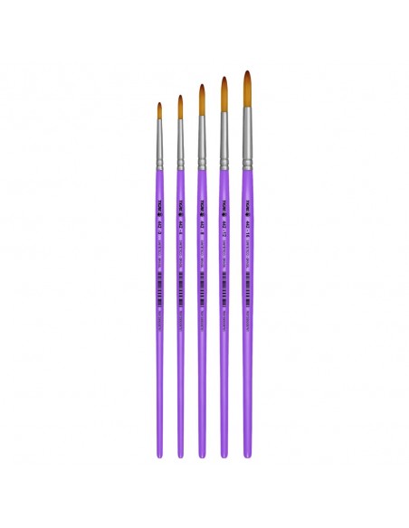 PINCELES TIGRE SINTÉTICO REDONDO EXTRA-SUAVE MEDIDAS DE REF. 442