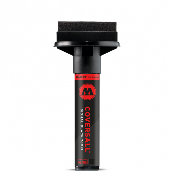 *EXCLUSIVO* MARCADOR MASTERPIECE COVERSALL MOLOTOW SIGNAL BLACK 60MM 2