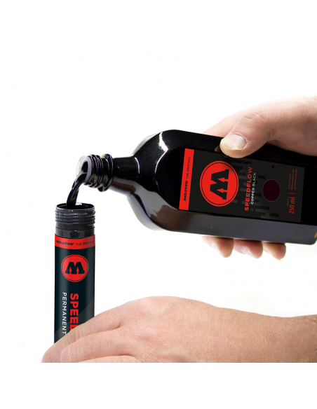 COCTÉL DE TINTA PARA REFILL SPEEDFLOW MOLOTOW COPPER BLACK DE 250ML