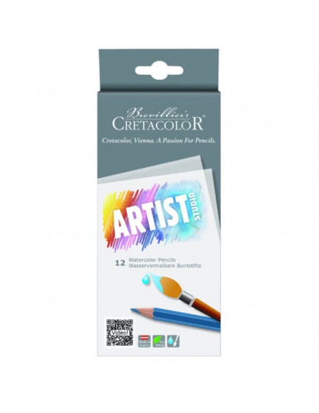 LÁPICES ACUARELABLES CRETACOLOR ARTIST STUDIO X 12