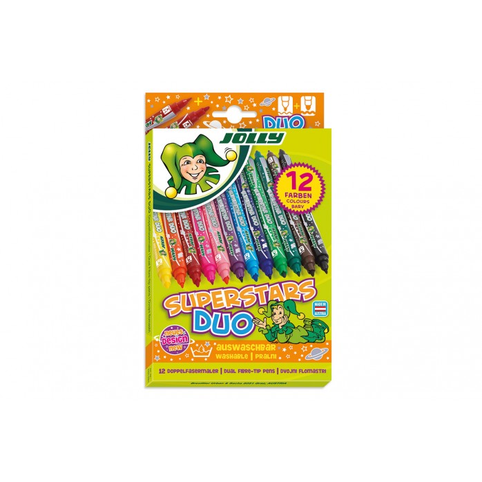 SET MARCADORES SUPERSTARS DUO JOLLY X12 2
