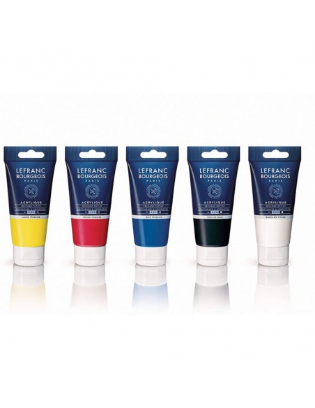 ACRÍLICO FINE PROFESIONAL LEFRANC & BOURGEOIS, 80ML, DISPONIBLE EN VARIOS COLORES
