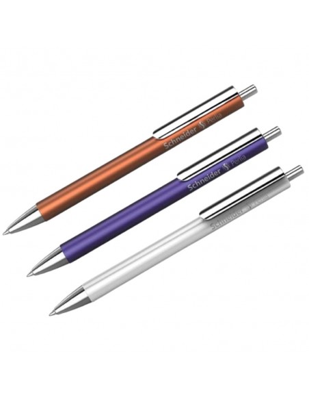 BOLÍGRAFO SCHNEIDER PERLIA, TINTA AZUL VISCOGLIDE, DISPONIBLE EN 3 COLORES DE CUERPO