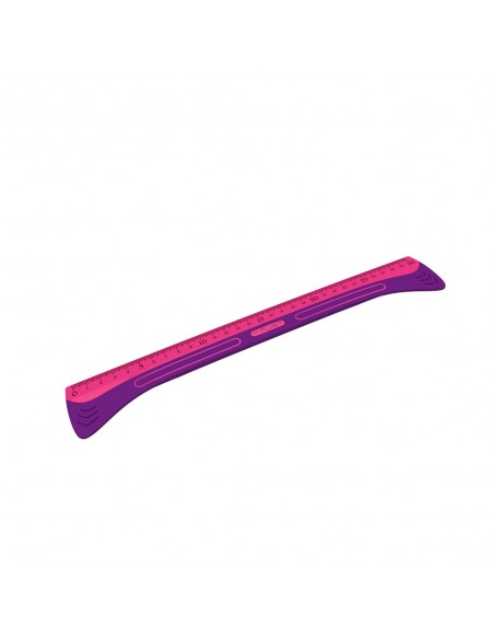 REGLA 30 CM HANDLE Y-PLUS ERGONÓMICA, ANTI-DESLIZAMIENTO