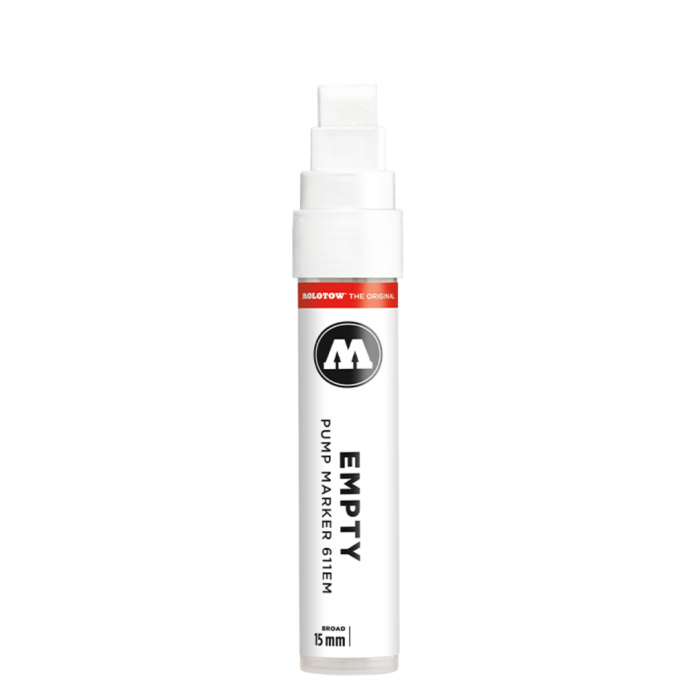 MARCADOR VACÍO MOLOTOW EMPTY PUMP MARKER 15MM 2