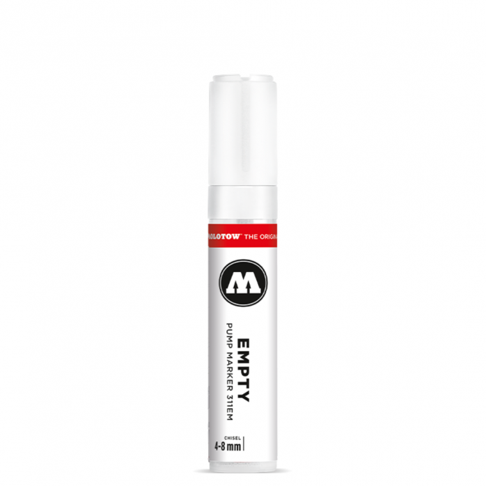 MARCADOR VACÍO MOLOTOW EMPTY PUMP MARKER 4-8MM CHISEL