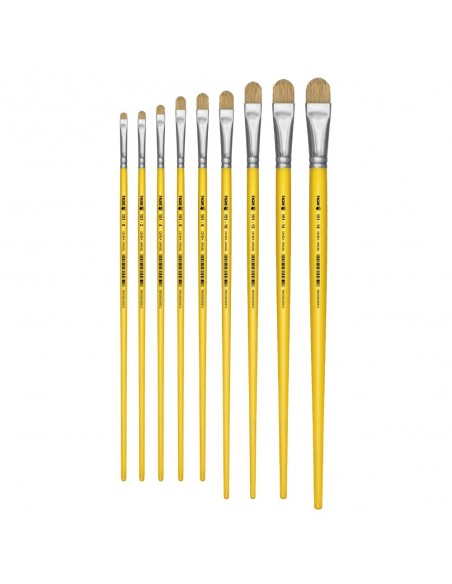 PINCELES TIGRE CERDA LENGUA DE GATO, NATURAL, DURO, MEDIDA DE REF. 151